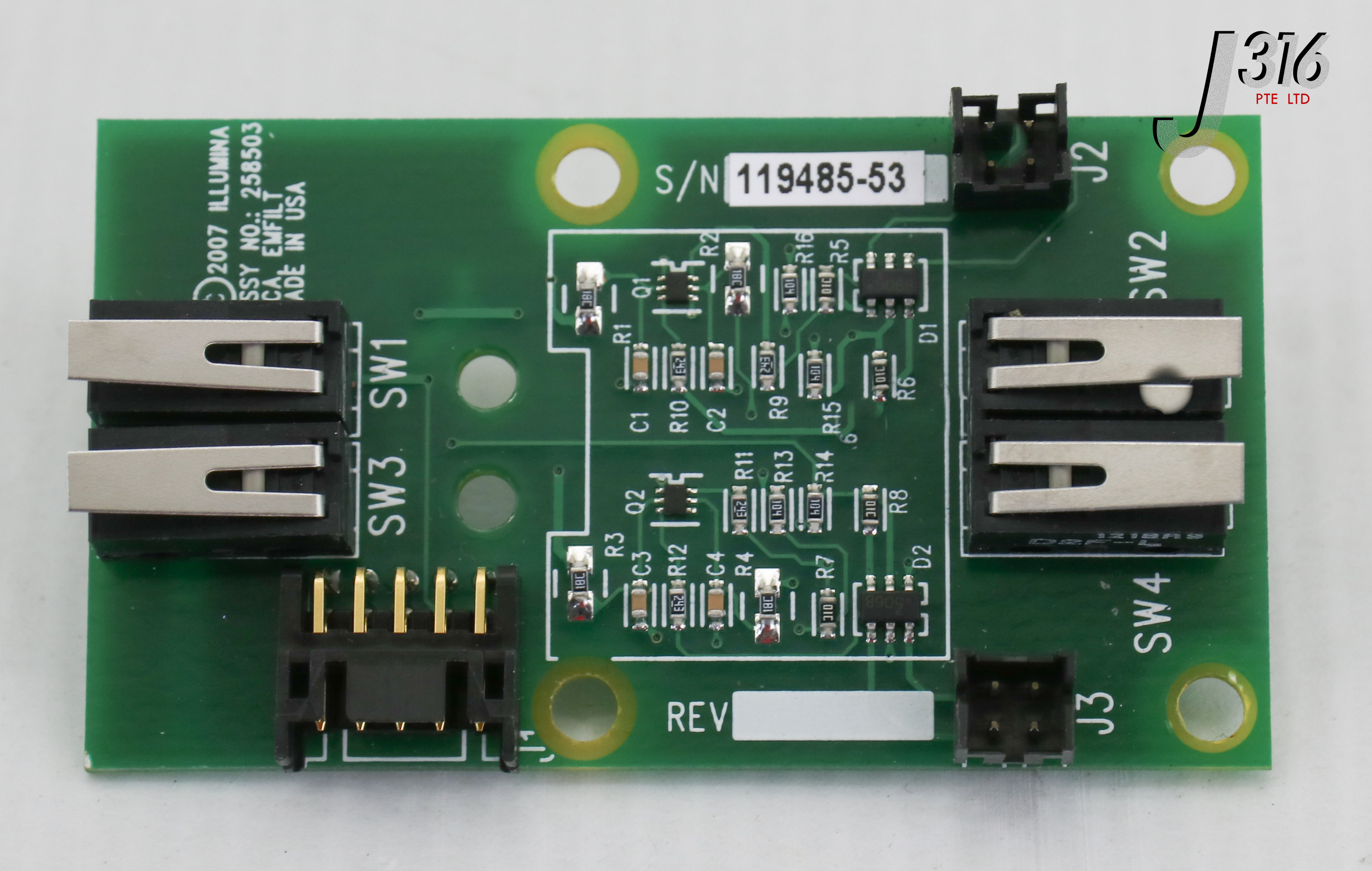 24875 ILLUMINA PCB, CCA, EMFILT, P/N: 258491 258503 | eBay